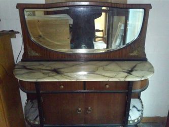 Antique late 1800's server in need of some restoration