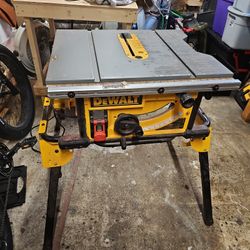 Dewalt 10" Table Saw With Stand 