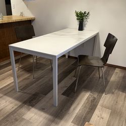 Nice dining table and 2 chairs - Ikea Melltorp