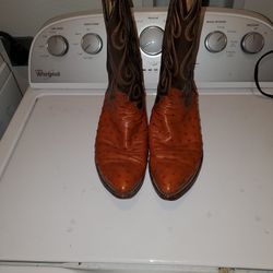 Dan Post Ostrich  Cowboy Boots 12D