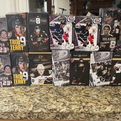 Anaheim Ducks Bobble Heads - Kariya, Selanne, Getzlaf, Perry