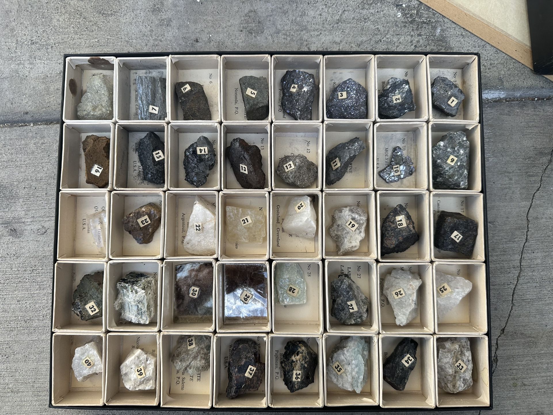 Rock collection / minerals