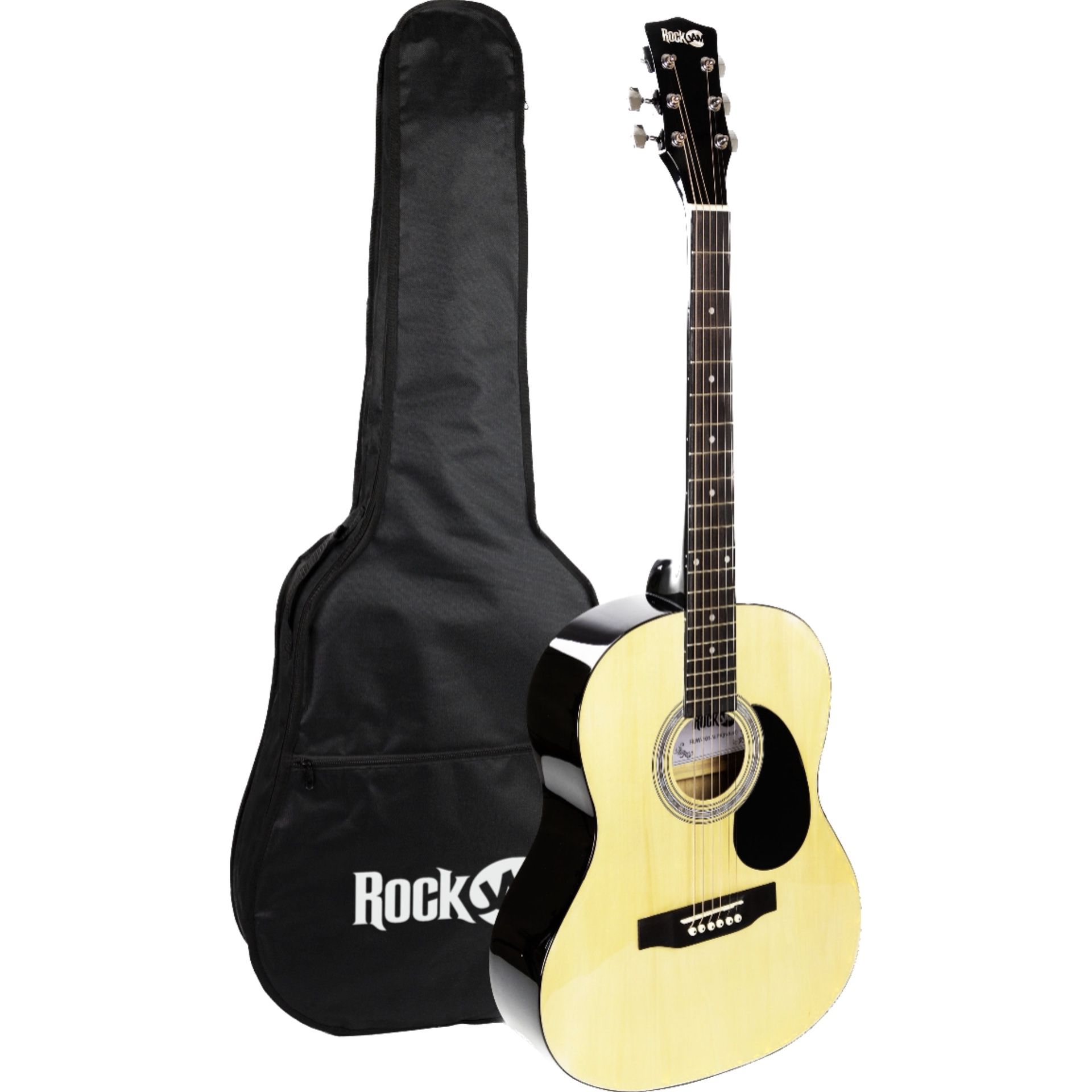 Brand New RockJam Natural Acoustic Guitar Kit