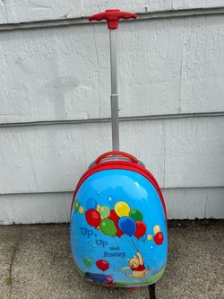DISNEY Winnie the Pooh Kids Rolling Luggage Suitcase