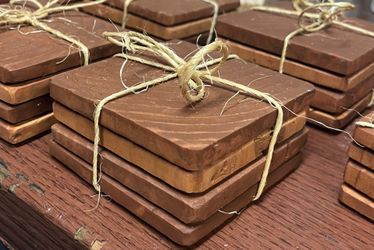Solid Wood Drink Coasters