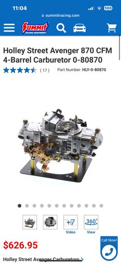 Holley Double Pump 870