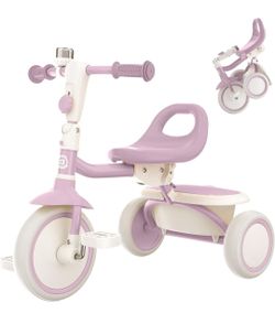 besrey Toddler Tricycle with Bell, for Ages 18 Months to 5 Years
Kids Trike for Indoor and Outdoor Play, First Bike and Riding Toy for Toddler Boys an