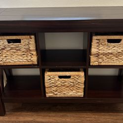Shelf With Baskets 