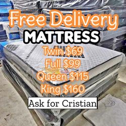 New Mattresses  Twin mattress Full mattress Queen mattress  King mattress  Colchones nuevos  Beds 
