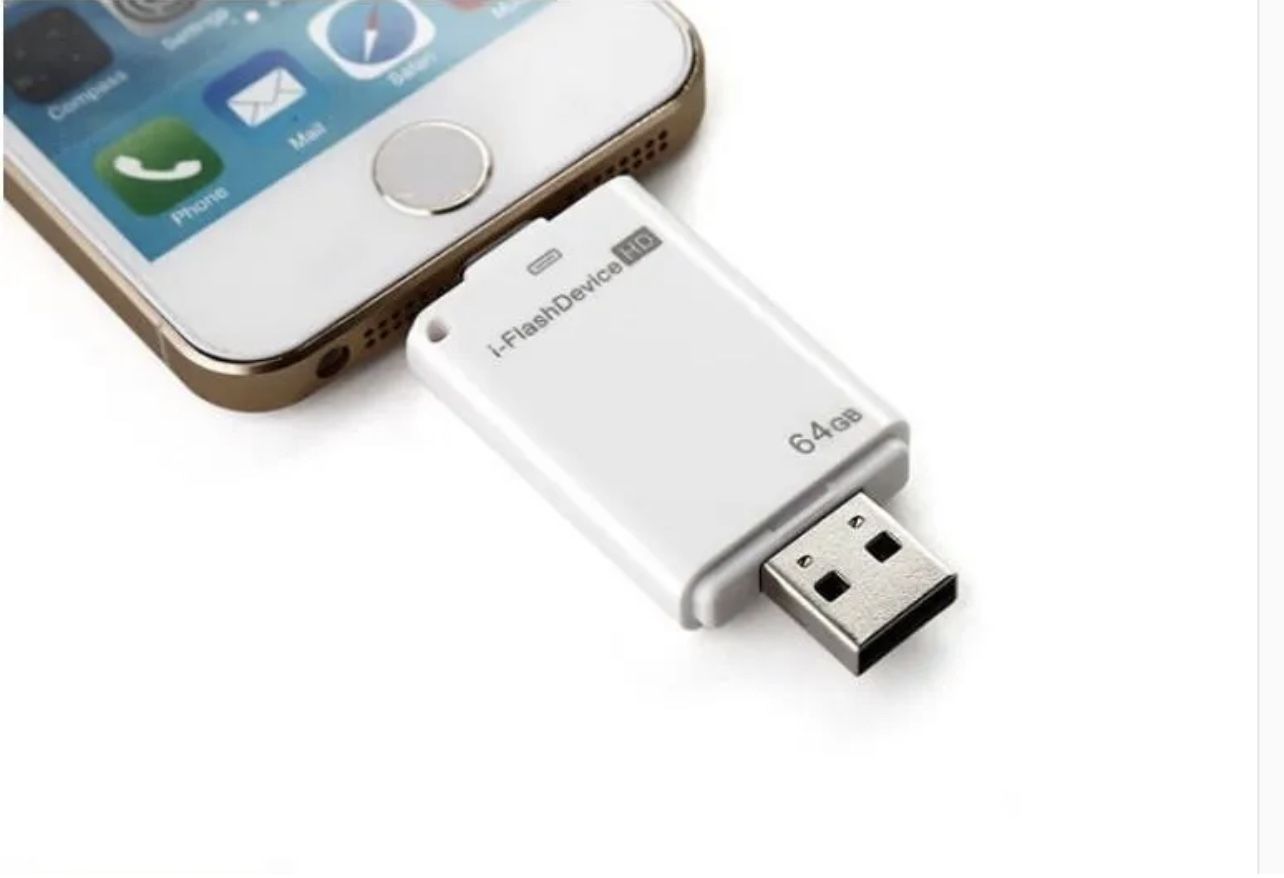 Brand New Large Storage 64G i-Flash Drive USB Disk 8pin Memory Stick Adapter For iPhone 13 12 11 XR X And Older Models 