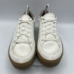 Dr Scholls Platform Sneakers Womens 7 White Gum Sole Casual Shoes