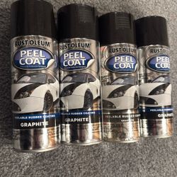 Graphite, Rust Oleum Peel Coat