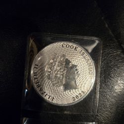 1oz silver bounty cook island