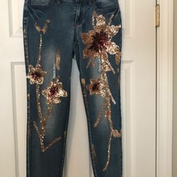 Embellished jeans by Juliette