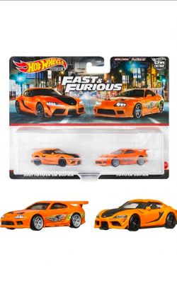 HOT WHEELS - FAST & FURIOUS - 2-PACK -  TOYOTA GR SUPRA & TOYOTA SUPRA