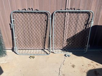 Standard chain link gate(s) with gate latches
