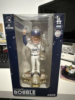 Freddie Freeman Champ Bobble Los Angeles Dodgers 2024 World Series FOCO