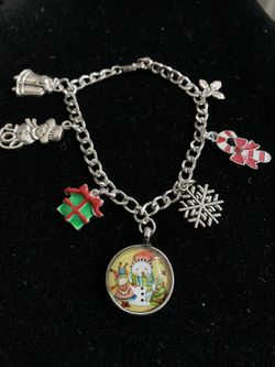 Frosty The Snowman Charm Bracelet