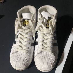 Adidas Superstar High Top Shoes 