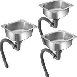 STAINLESS  STEEL COMMERCIAL SINK SET