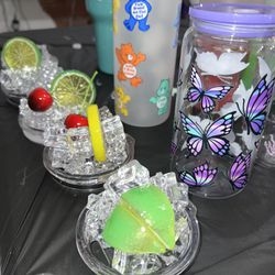 Glass, Plastic And Tumblers Cups 