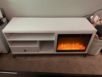 70” Tv Stand With Fireplace Can Deliver 