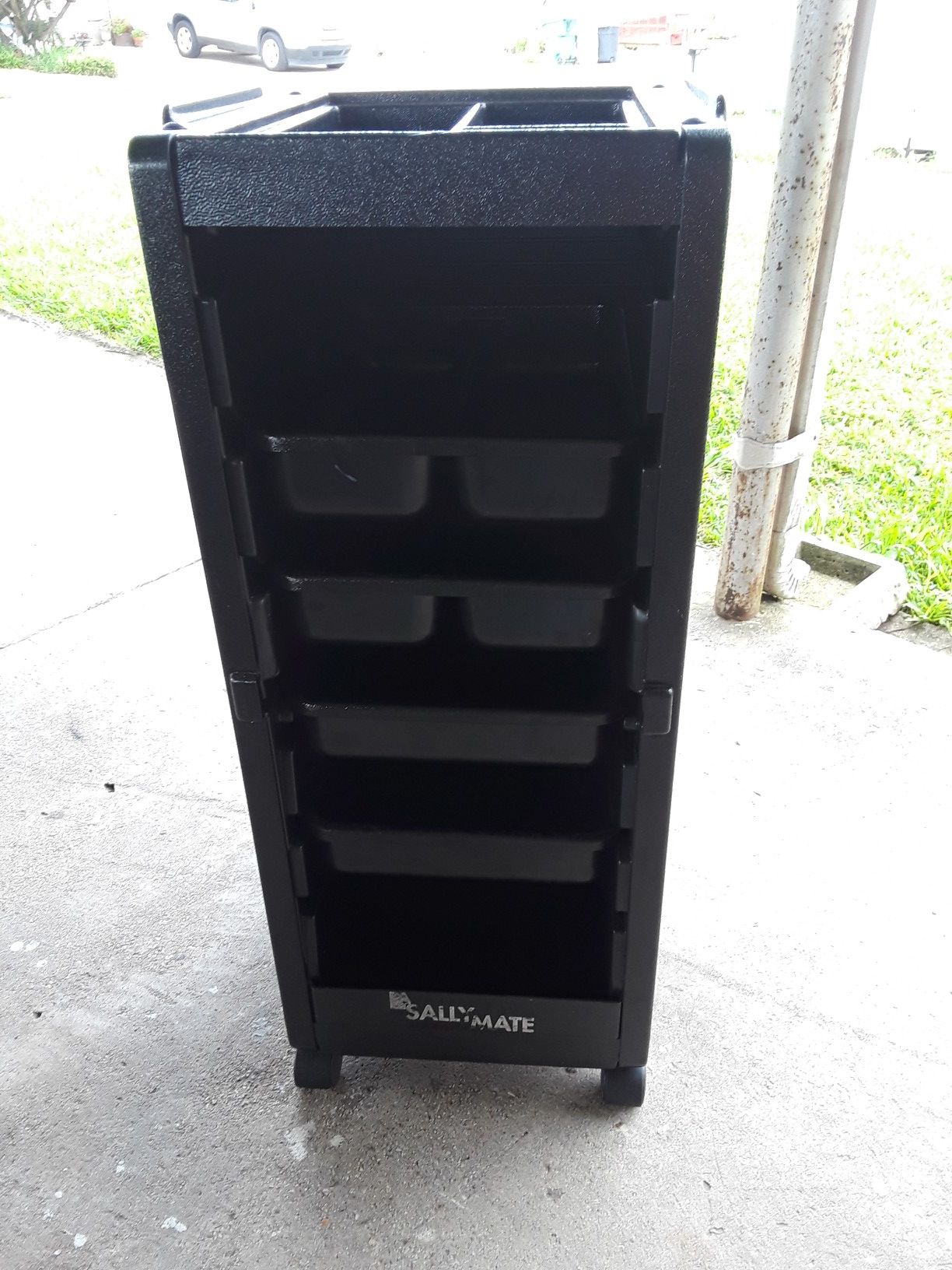 Sally mate trolley salon storage cart on wheels