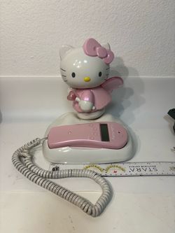 Vintage 2003 Sanrio Hello Kitty telephone doll action figure toy