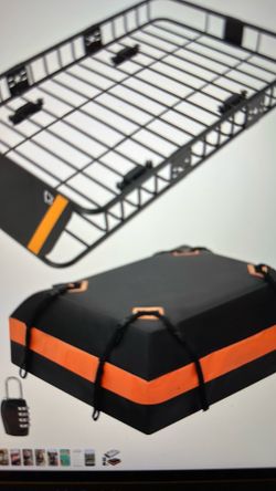 Garage Roof Rack Cargo Basket