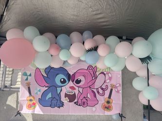 Lili & Ángel Birthday Backdrop