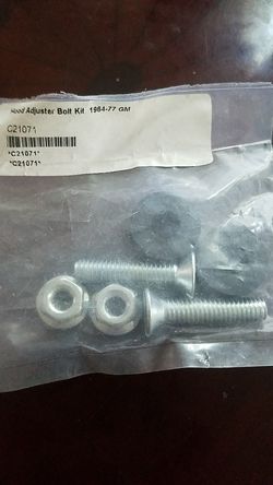 hood adjuster bolt kit