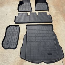 Full 5-Piece OEM Tesla Model 3 All-Weather Liner Set (Fits 2017–2023)