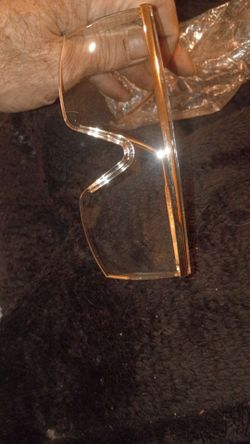Vintage Crews "Excalibur Metal" Safety Glasses - Gold Accent Trim (New Old Stock)Condition: Brand New / Pristine Deadstock Condition (Never Worn)