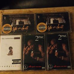 2pac Notorious Big Cassette Tapes 