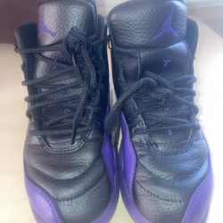 Purple & Black Kid Jordan