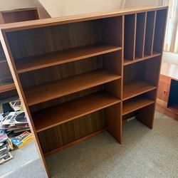 Mid century modern danish shelving/credenza. Pick up only. These are two stackable pieces.