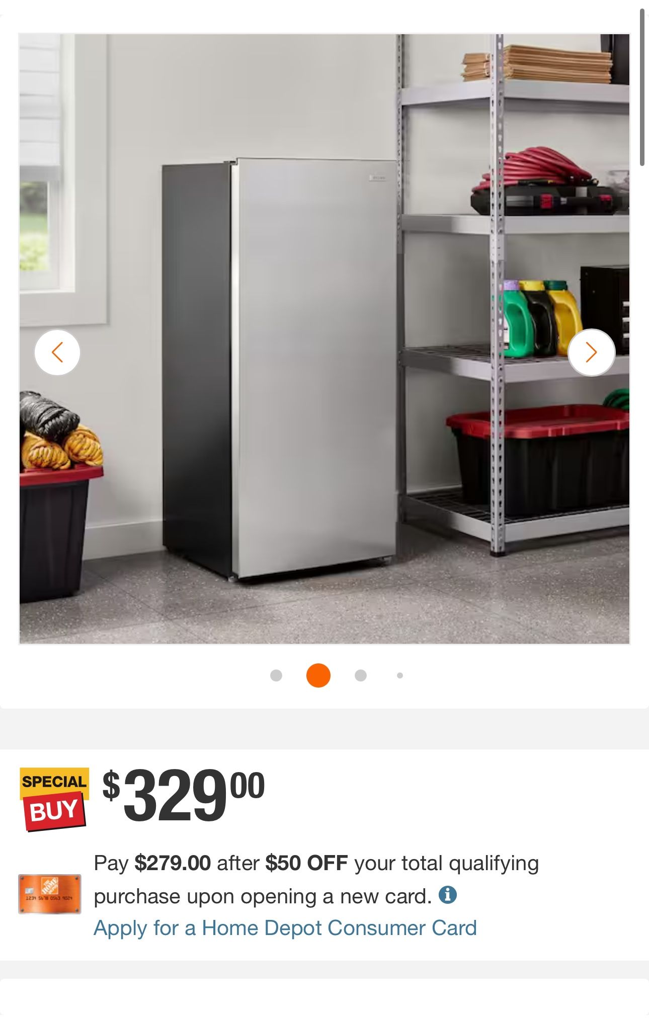Convertible Upright Freezer