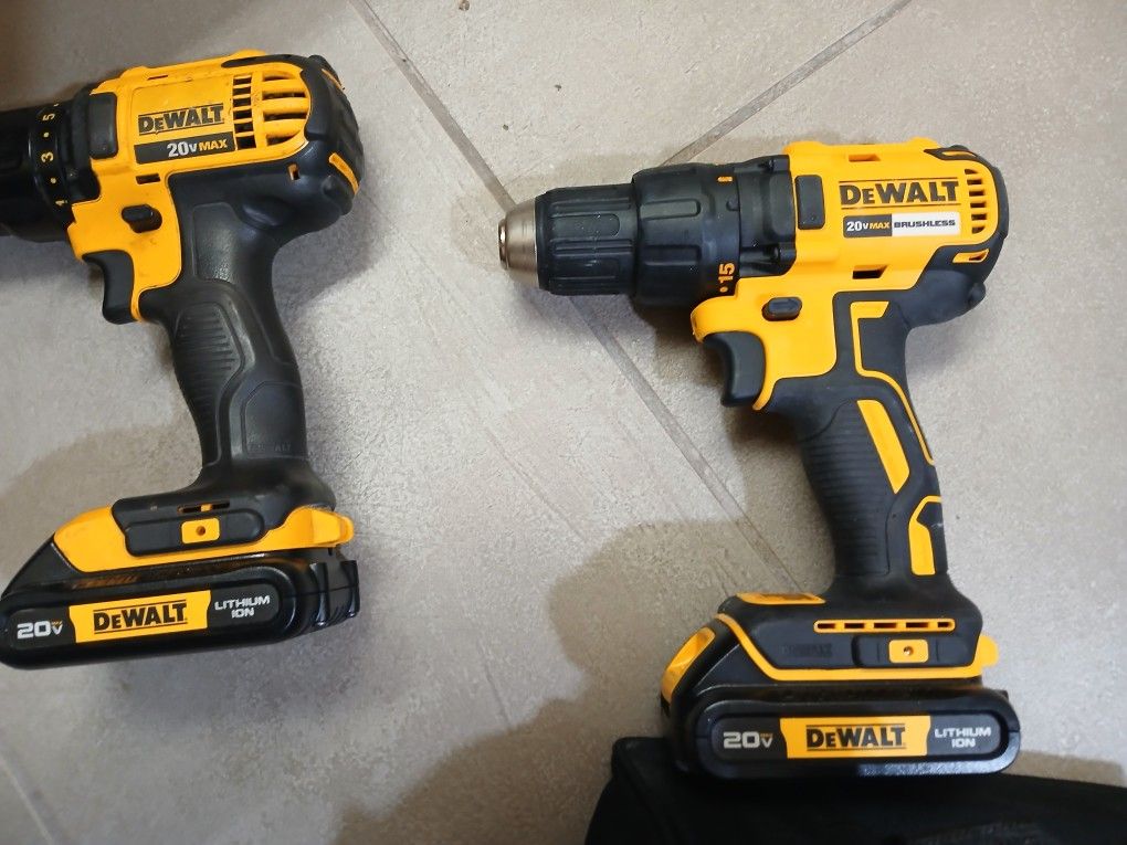 Dewalt Brushless Drills 20 Volt Liteum Ion