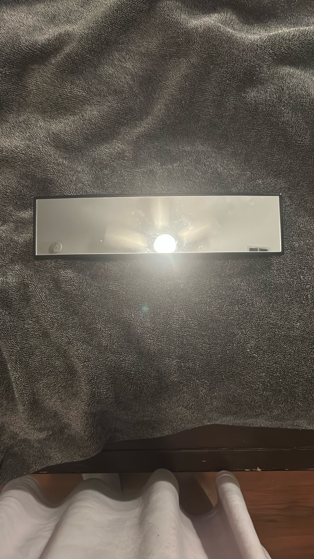 Clip on review mirror