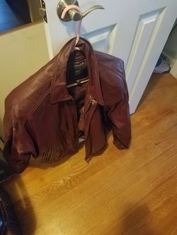 Leather jacket