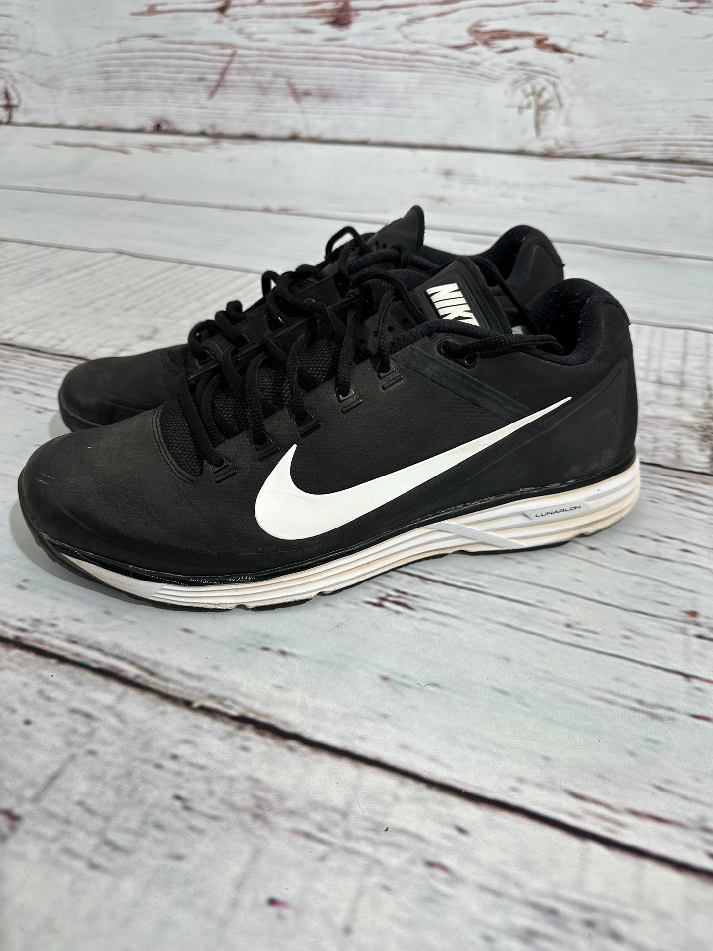 Nike Mens Alpha Lunar Clipper 880262-010 Turf Baseball Running Sneak Shoes Sz 11