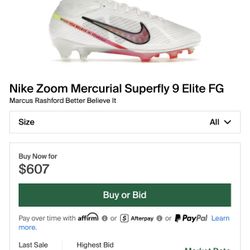 Nike Zoom Mercurial Superfly 9 Elite FG 