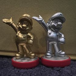 amiibo sliver and gold mario offers only