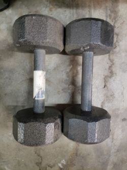 Two 10 Lbs Dumbbells