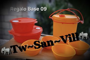  Tupperware Set of Crystalwave 7pcs