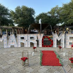 Marry Me Letters / Marry Me Sign 