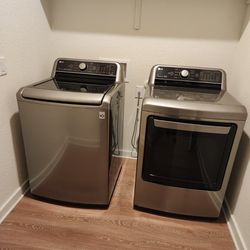 LG Washer Dryer Set Gas