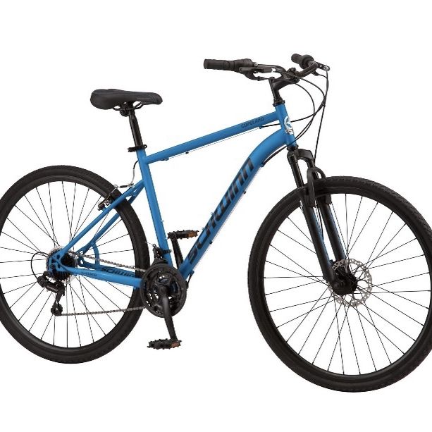 Schwinn 700c Glenwood Mens Hybrid Bike, 21 Speeds, Black, 41 OFF