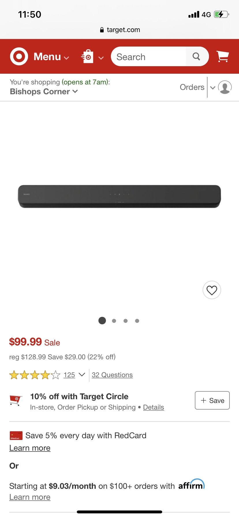 Sony Sound Bar