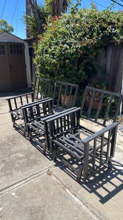 3 PATIO CHAIRS